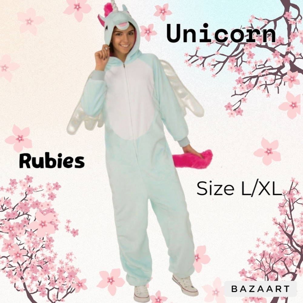 Unicorn Union Suit Halloween Costume/ Unisex / Rubies Size L/XL